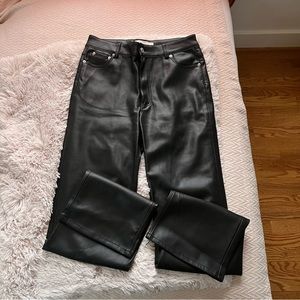 Leather pants